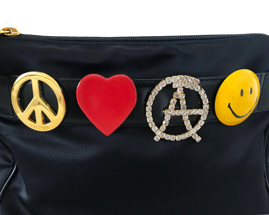 Fruit Vintage Moschino Rare Peace Love and Anarchy Cross Body bag