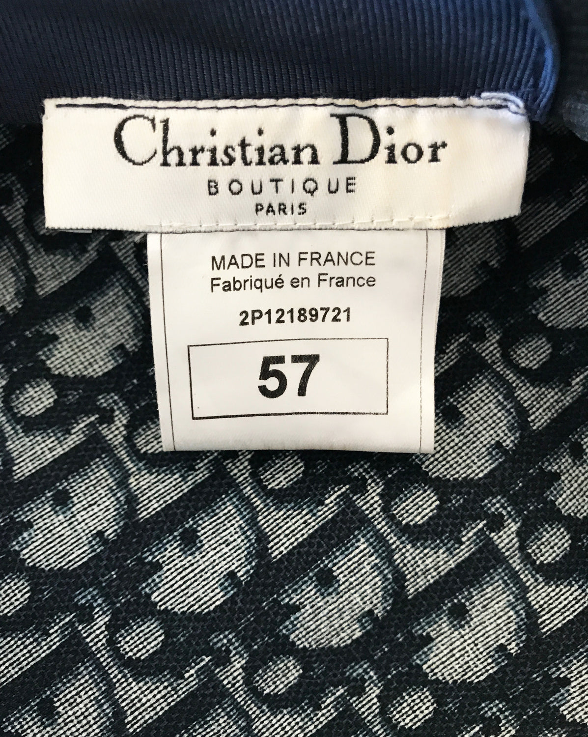 FRUIT Vintage Christian Dior Christian Dior Logo monogram Print Paper Boy Hat
