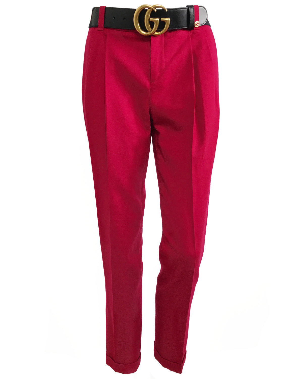 FRUIT Vintage Gucci Red Tailored Wool Pants