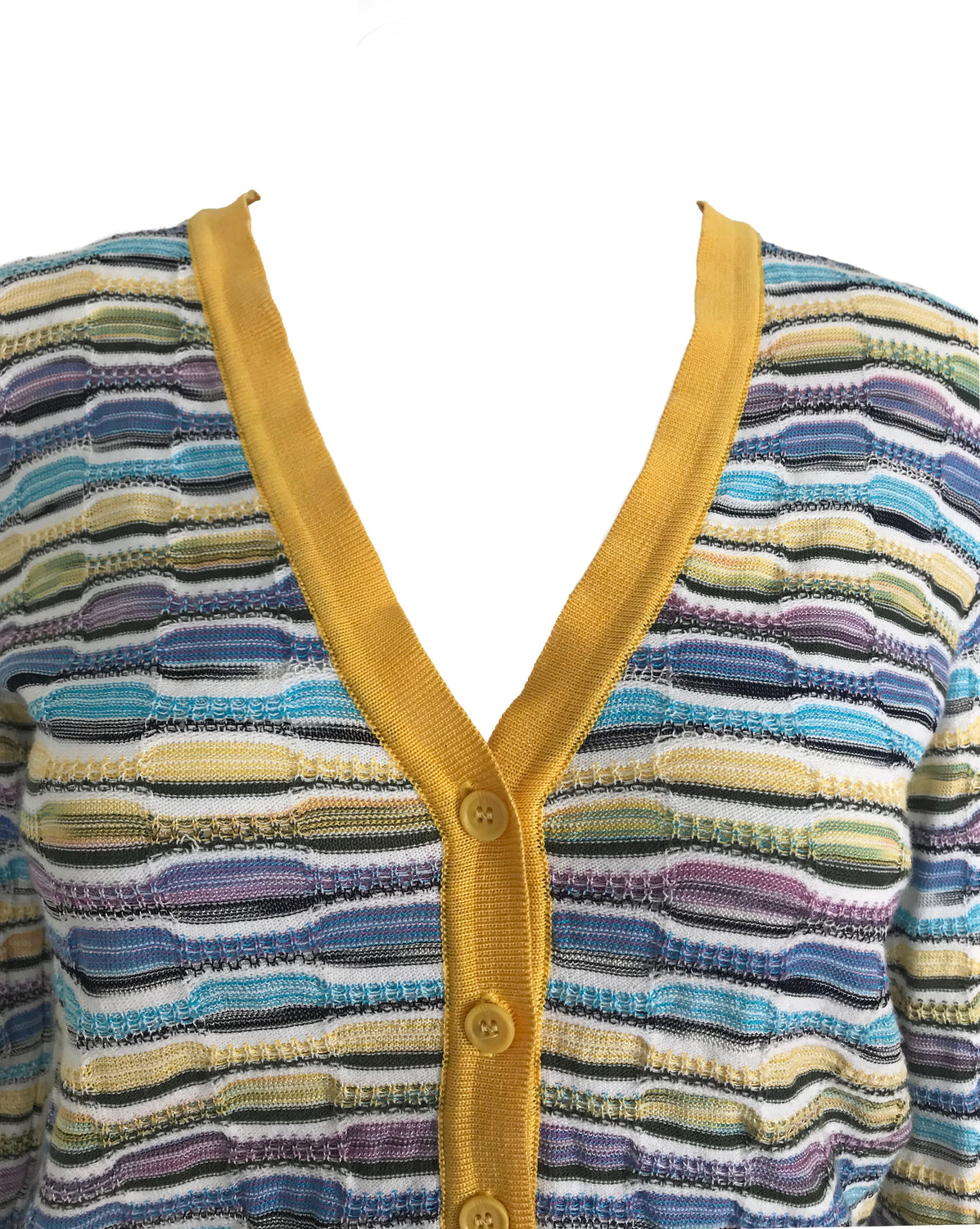 Fruit Vintage Missoni Striped Knit Cardigan