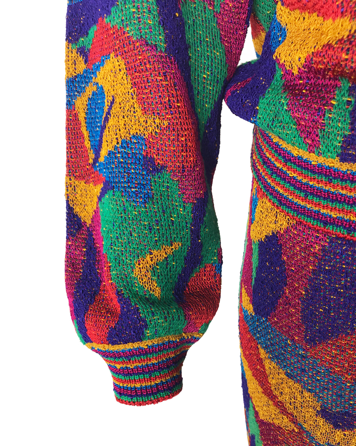 Missoni 1980s Knit Top and Skirt Set