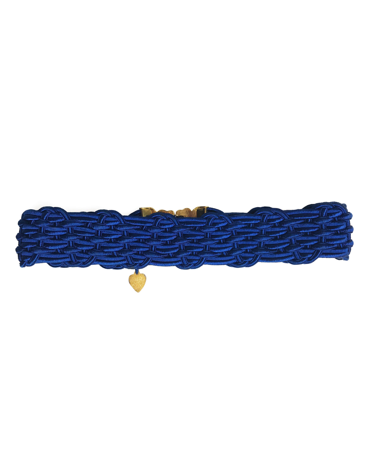 Yves Saint Laurent Blue Elastic Belt Belt