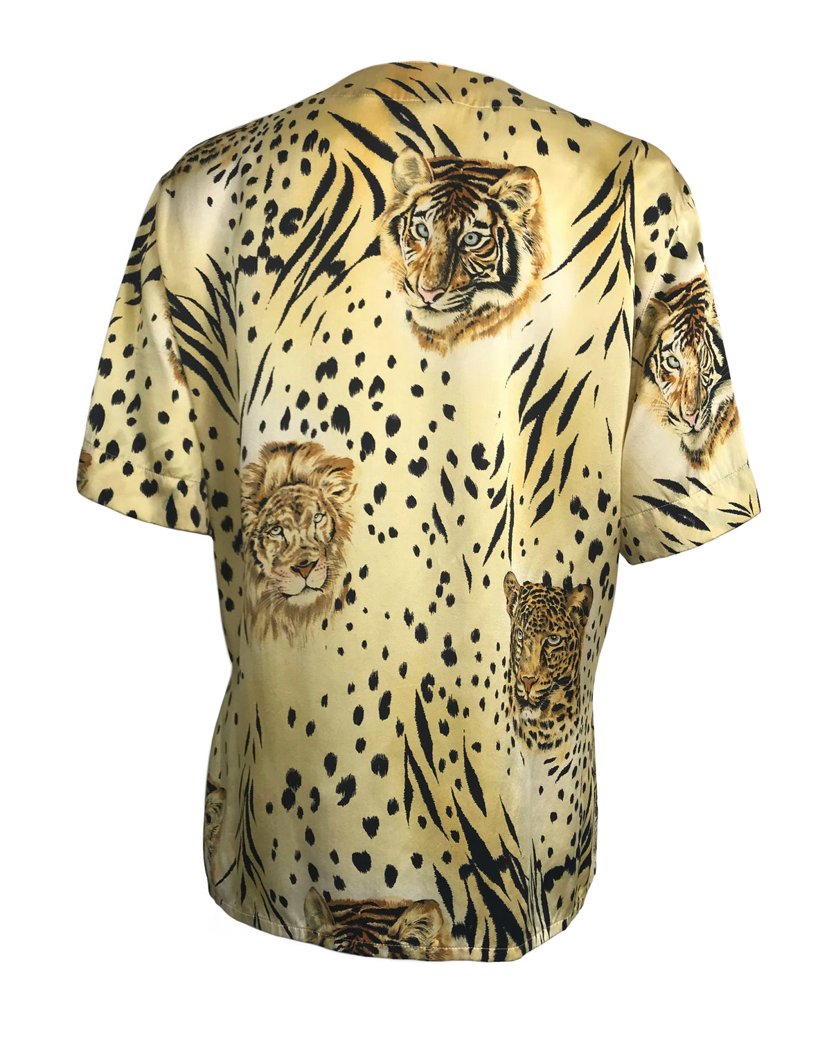 Fruit Vintage Escada 1980s Animal Print Blouse