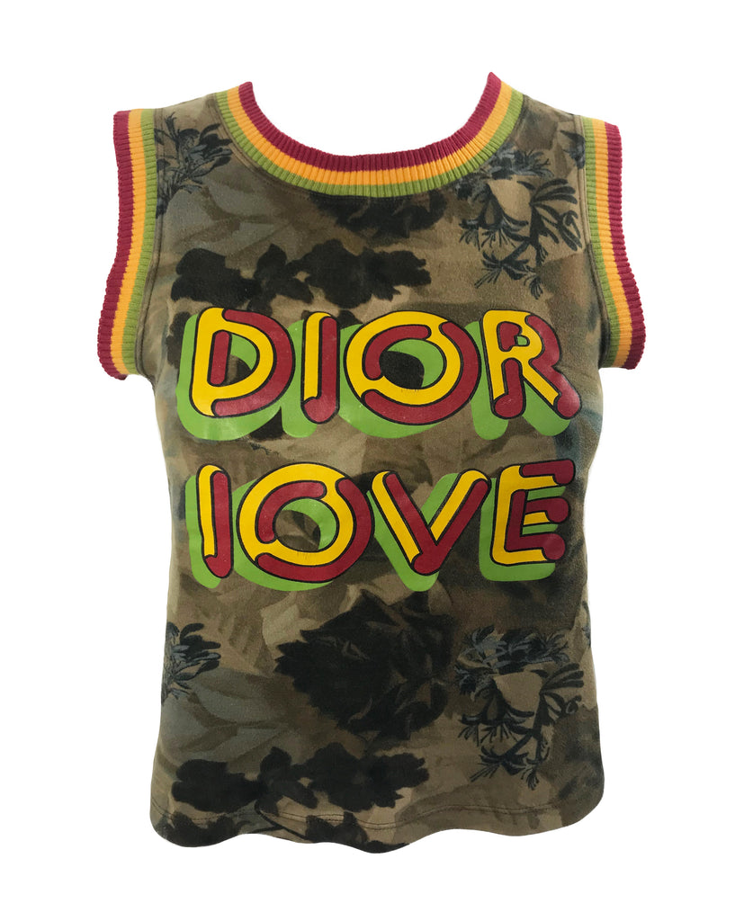 Christian Dior 'DIOR LOVE' Logo Tank