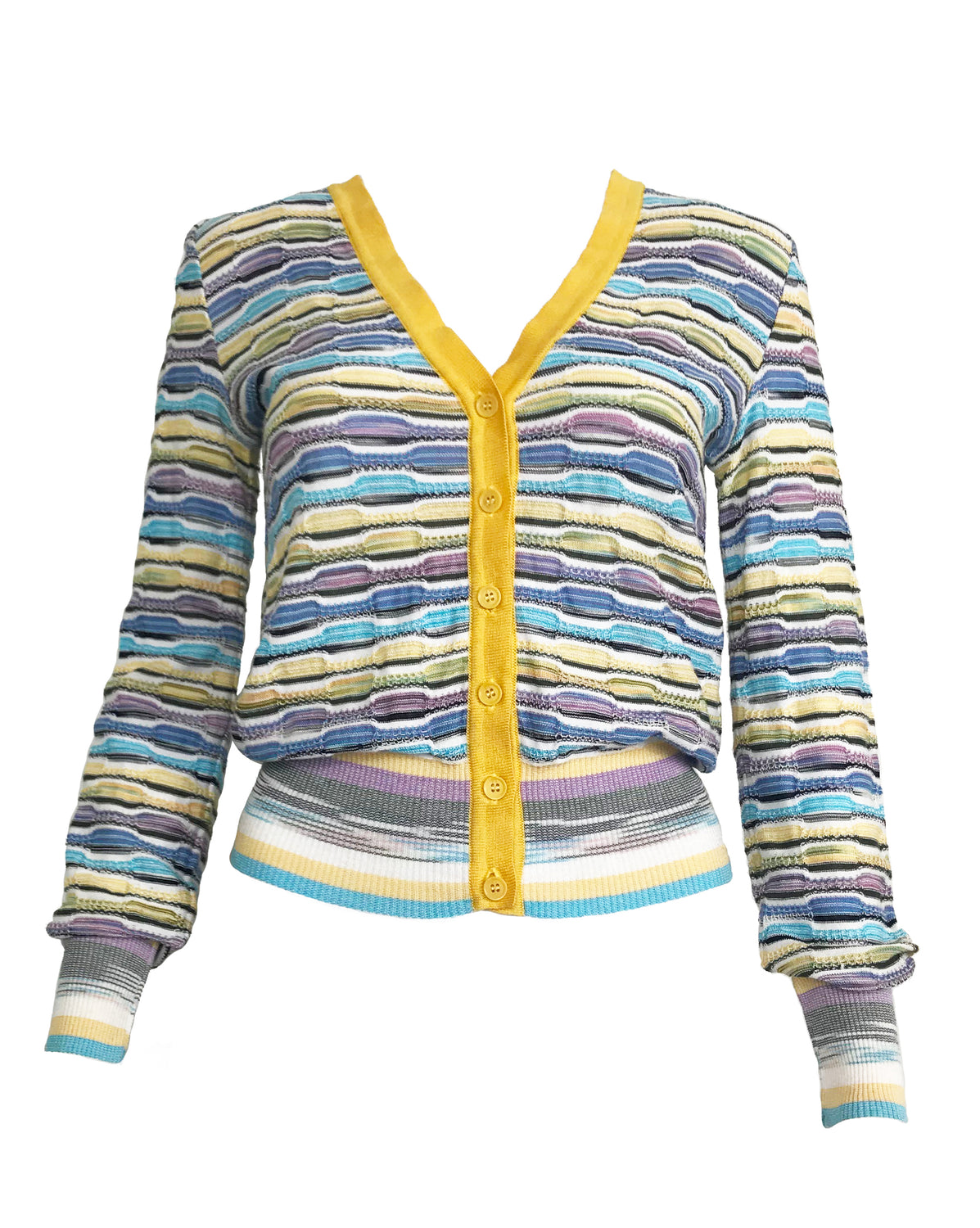 Fruit Vintage Missoni Striped Knit Cardigan