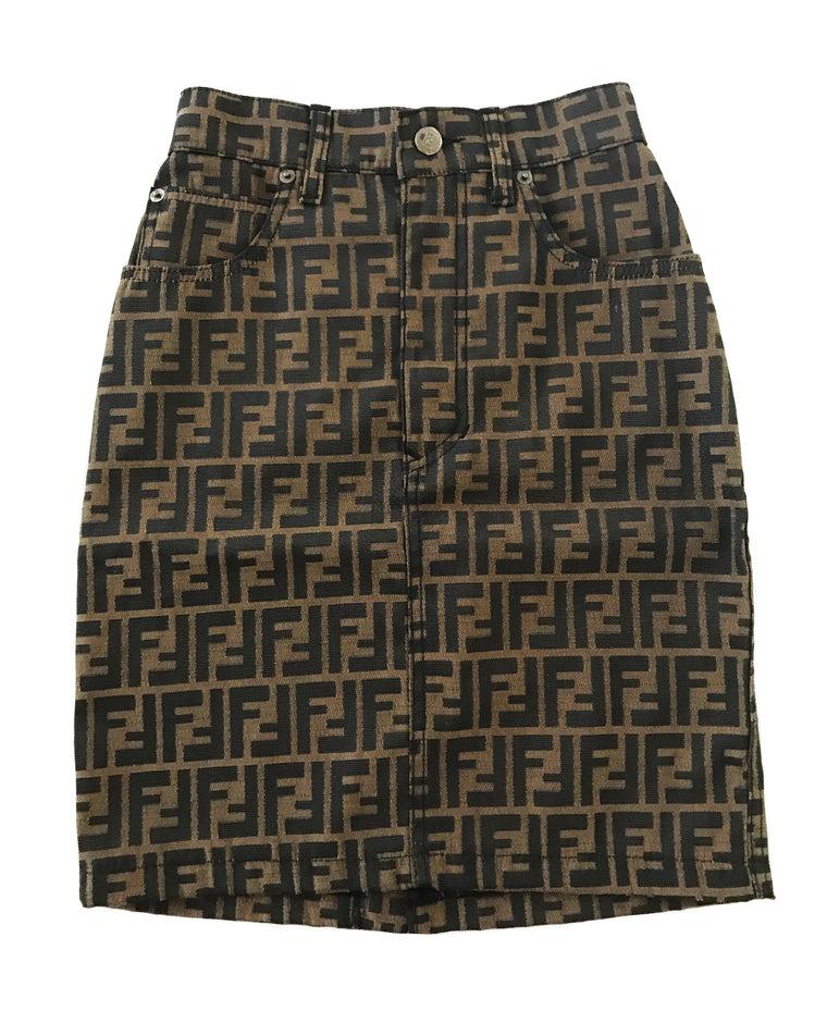 Fendi Zucca Skirt