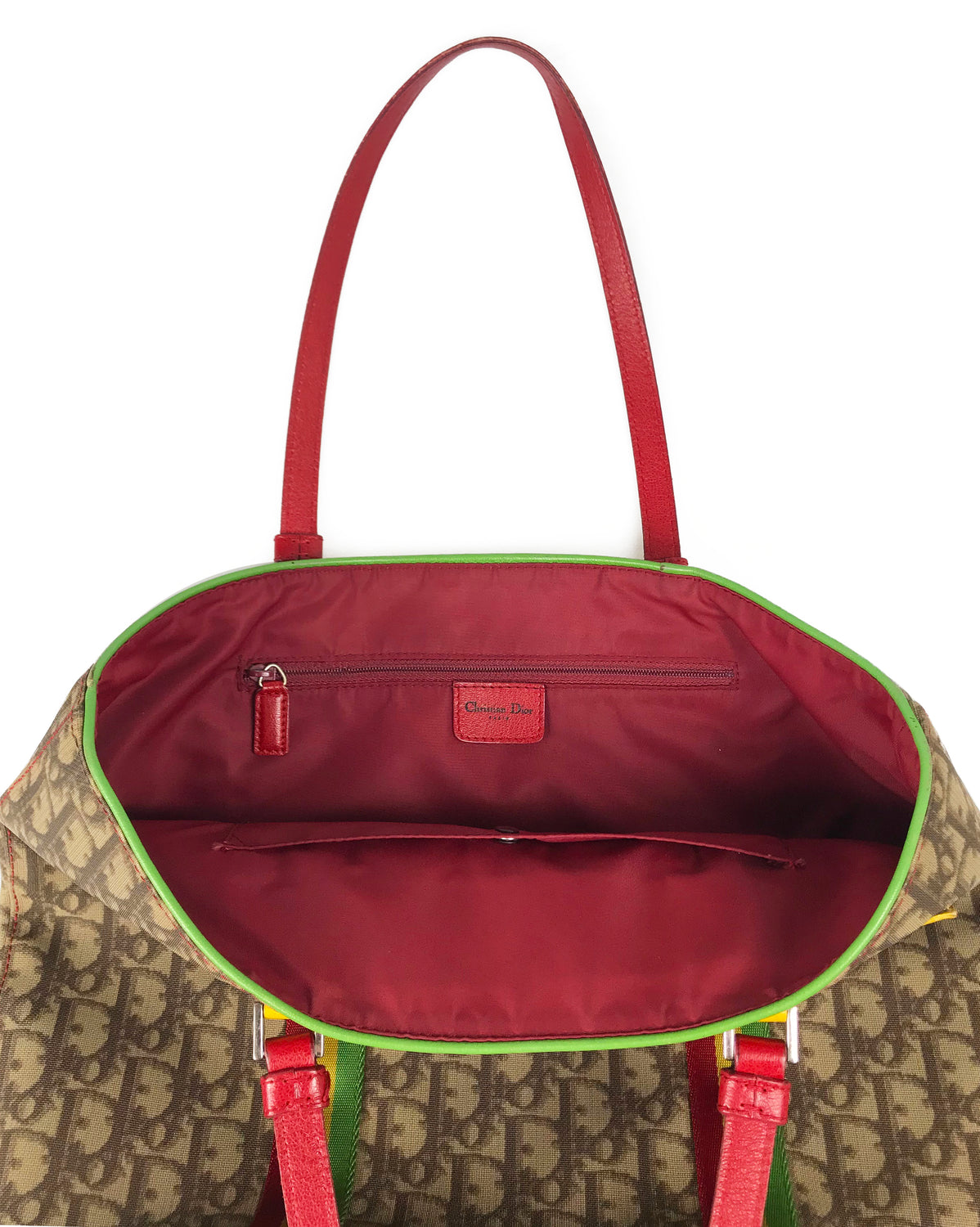 Christian Dior Rasta Monogram Print Tote Bag