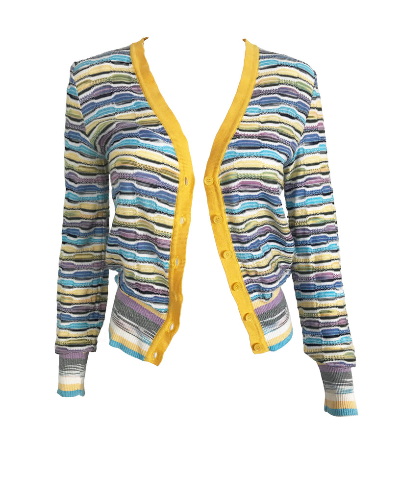 Fruit Vintage Missoni Striped Knit Cardigan