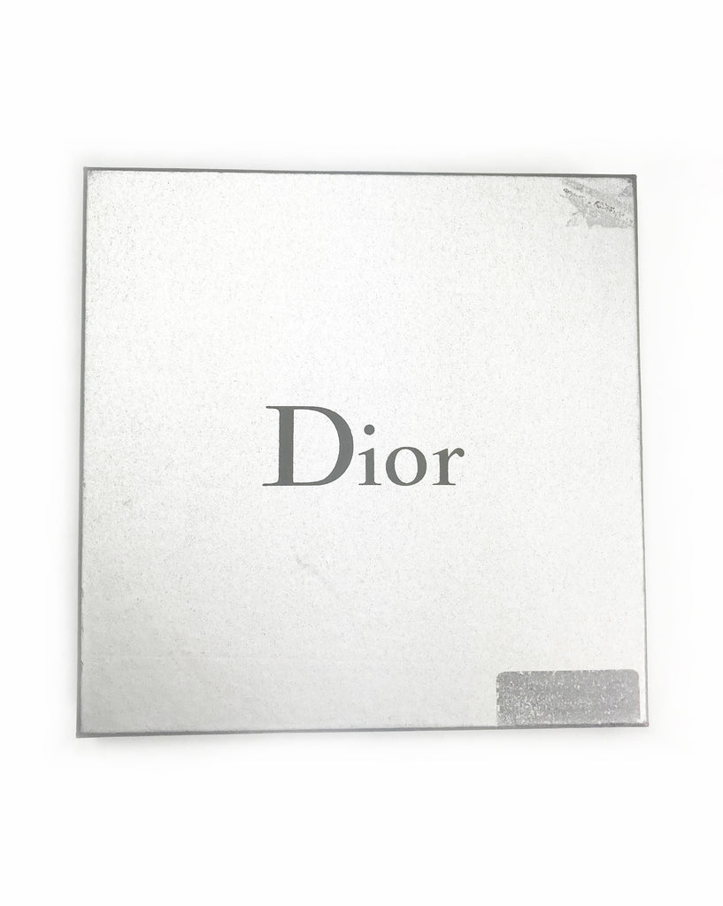 FRUIT Vintage Christian Dior J'adore Dior porcelain plate set. They feature an iconic newspaper cut-out version of the Jadore Dior logo monogram print in black, white and gold.