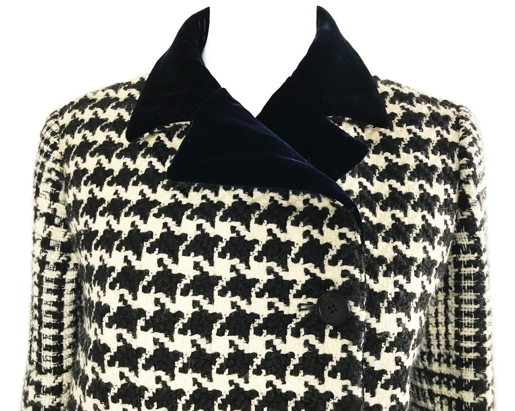 Fruit Vintage Christian Dior Houndstooth Coat by Raf Simons