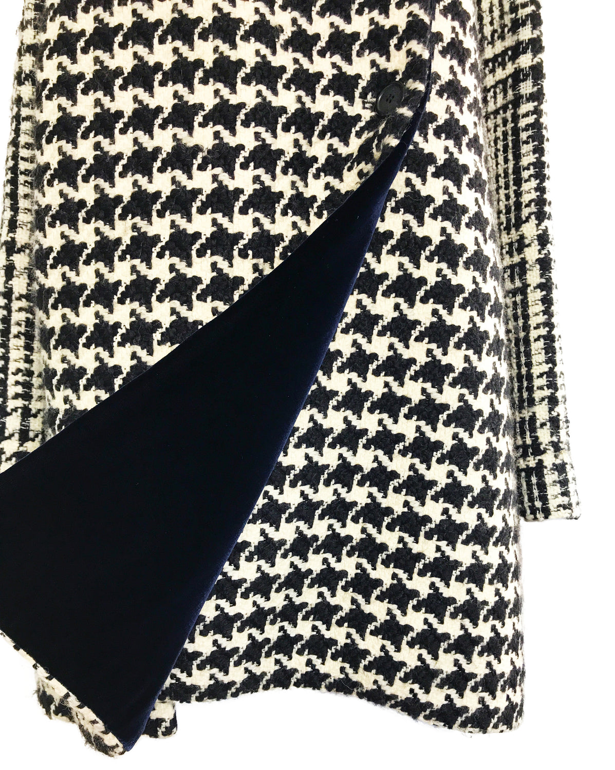 Fruit Vintage Christian Dior Houndstooth Coat by Raf Simons