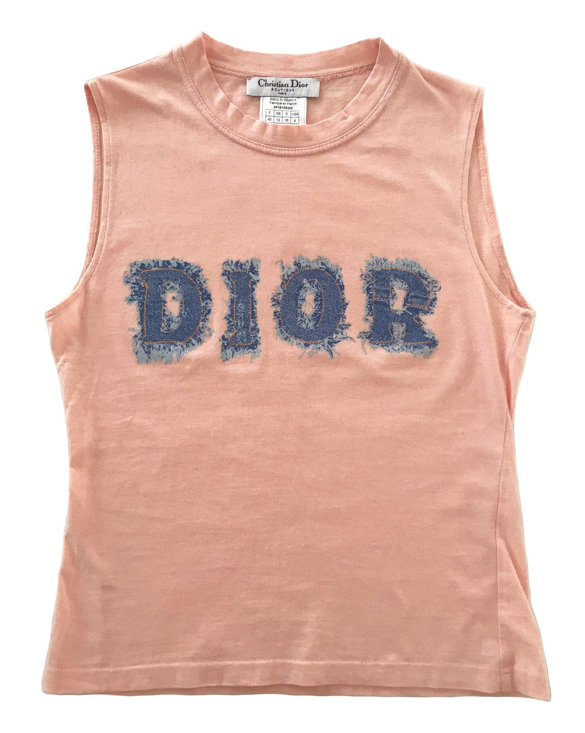Vintage Christian Dior Tank  Crop top designs, Christian dior