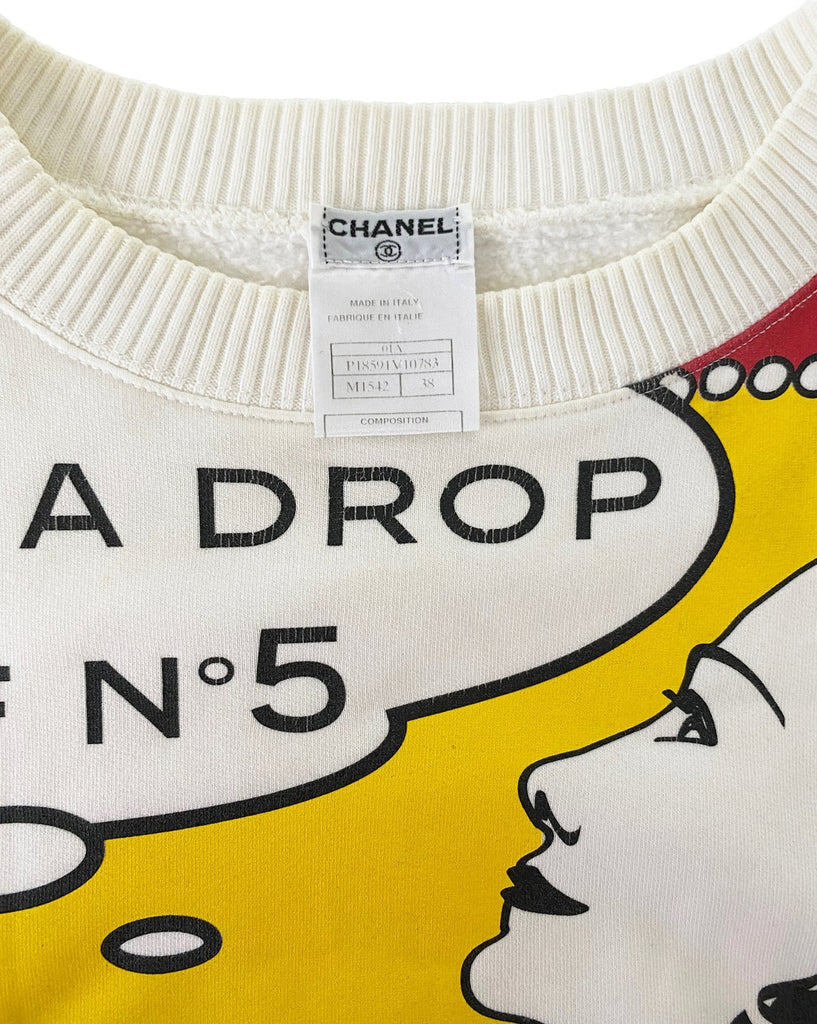 Chanel Just a Drop of No. 5 Sweatshirt FRUIT Vintage