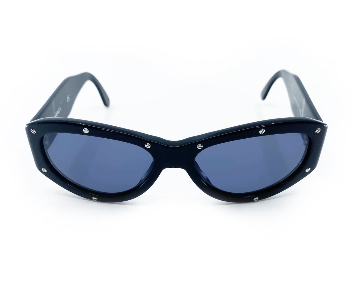 Chanel 90s Studded Sunglasses – FRUIT Vintage