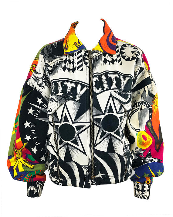 Versace Jeans Couture Rare Manhattan New York City Print