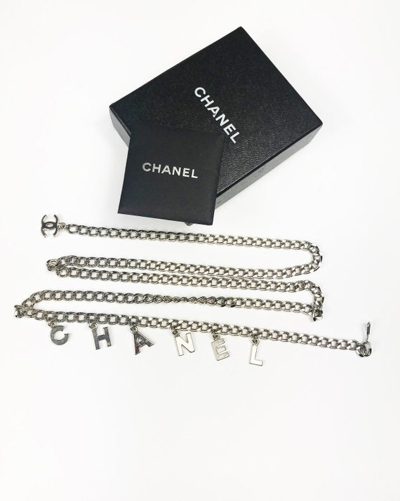 Chanel Letter Logo Chain Belt
