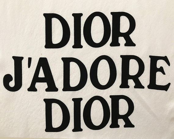 FRUIT vintage Christian Dior rare J'adore Dior logo monogram silk scarf 