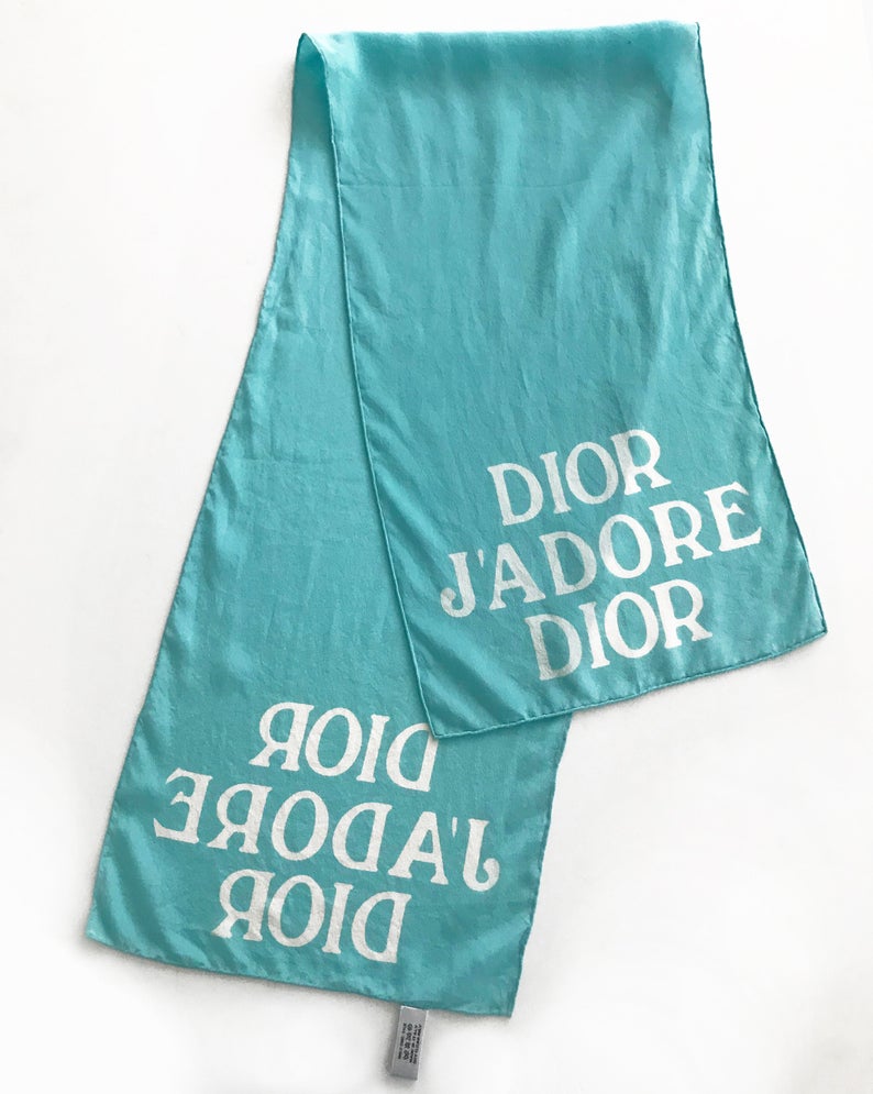 Christian Dior J'Adore Dior Monogram Silk Scarf