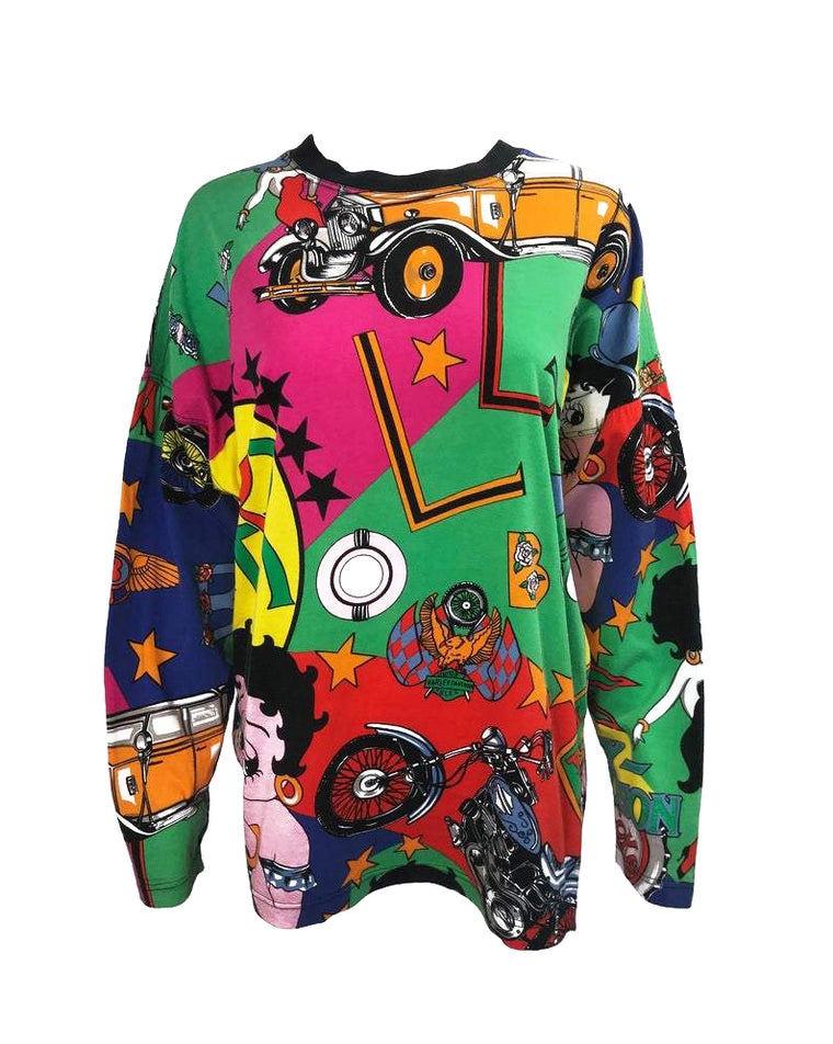 Versace Jeans Couture Betty Boop Print Sweat Shirt