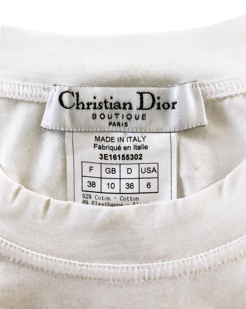 Fruit Vintage Christian Dior J'adore Dior news print logo monogram tank by John Galliano, this classic tank is one of those iconic pieces that simply never dates.