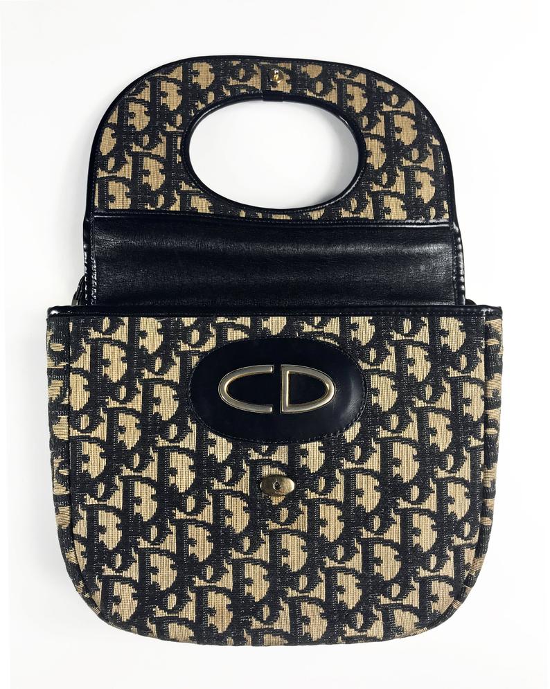 Christian Dior 1970s Monogram Satchel Bag – FRUIT Vintage