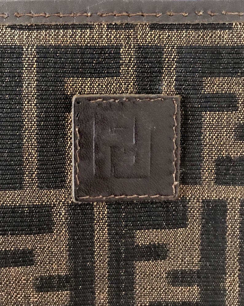 Fendi Zucca Logo Satchel Bag