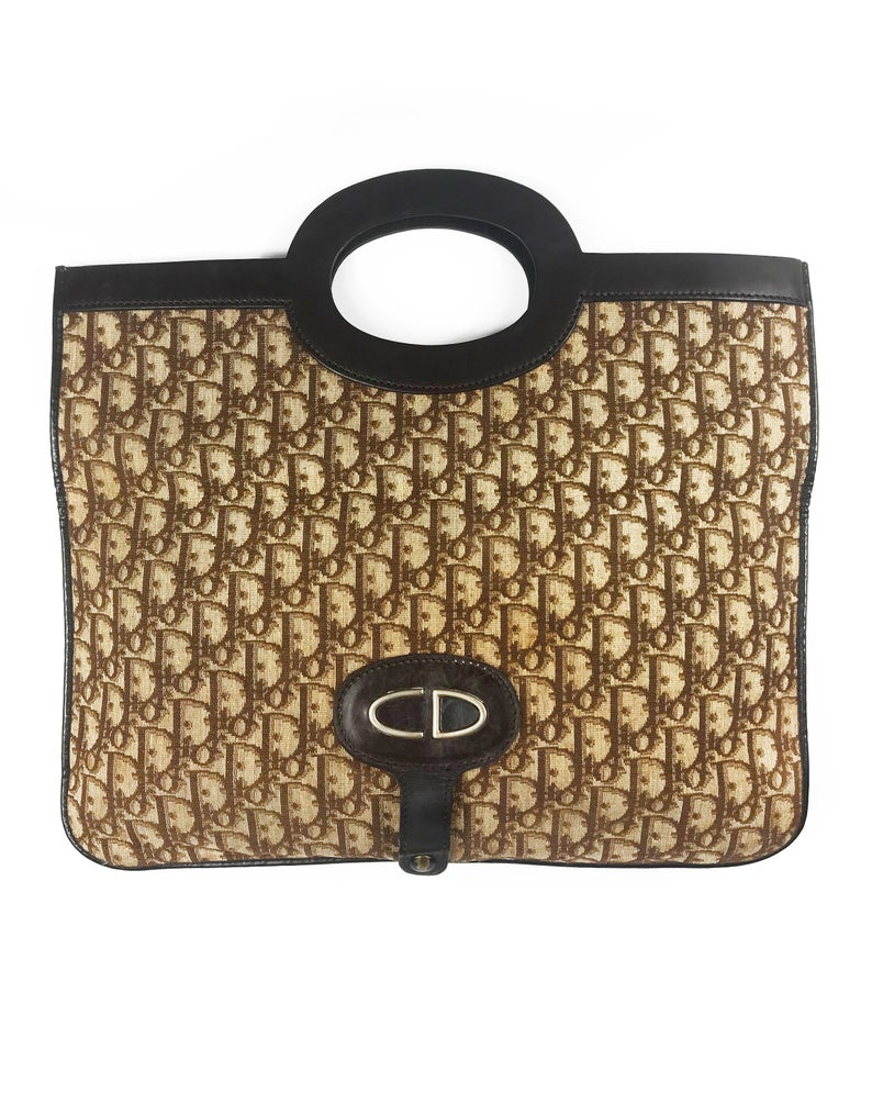 Christian Dior 1970s Convertible Foldover Clutch/Tote – FRUIT Vintage