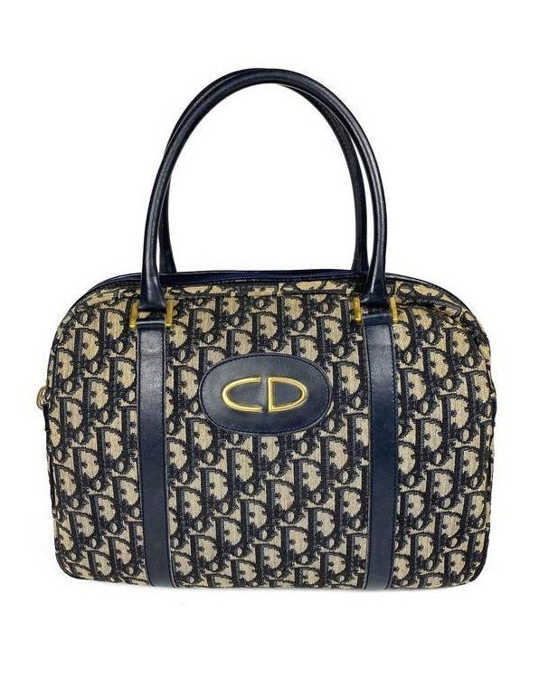 【美品】Chistian Dior  vintage handbag Dior Vintage Crystal Python Trimmed Satin Gambler Bag