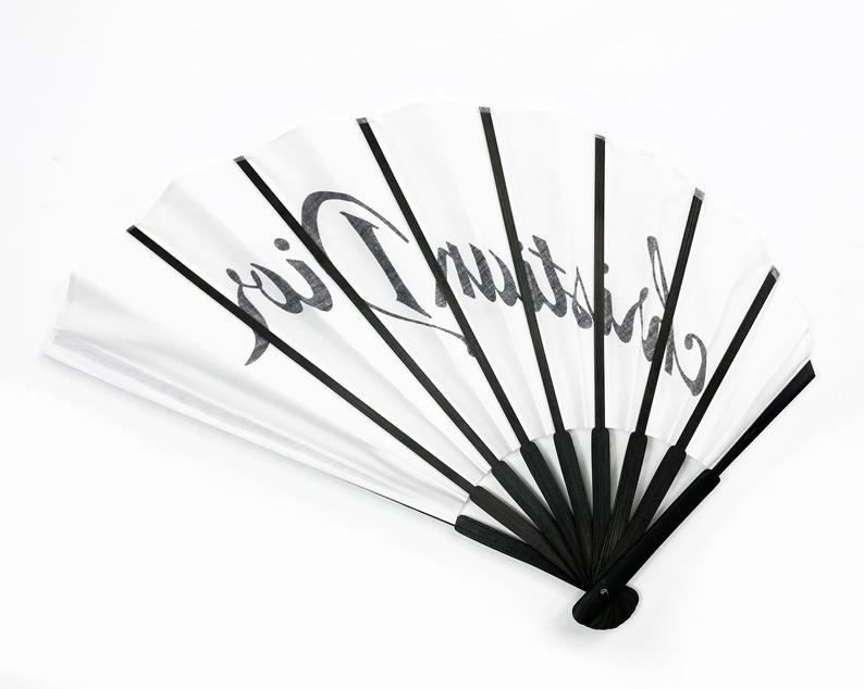 FRUIT vintage Christian Dior rare logo printed hand fan VIP gift. Perfect for use as a home decor piece or to use at a special event. As seen on Lil Kim!