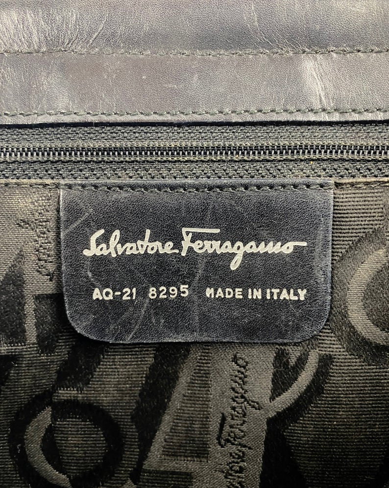 Salvatore Ferragamo Classic 1980s Logo Bag