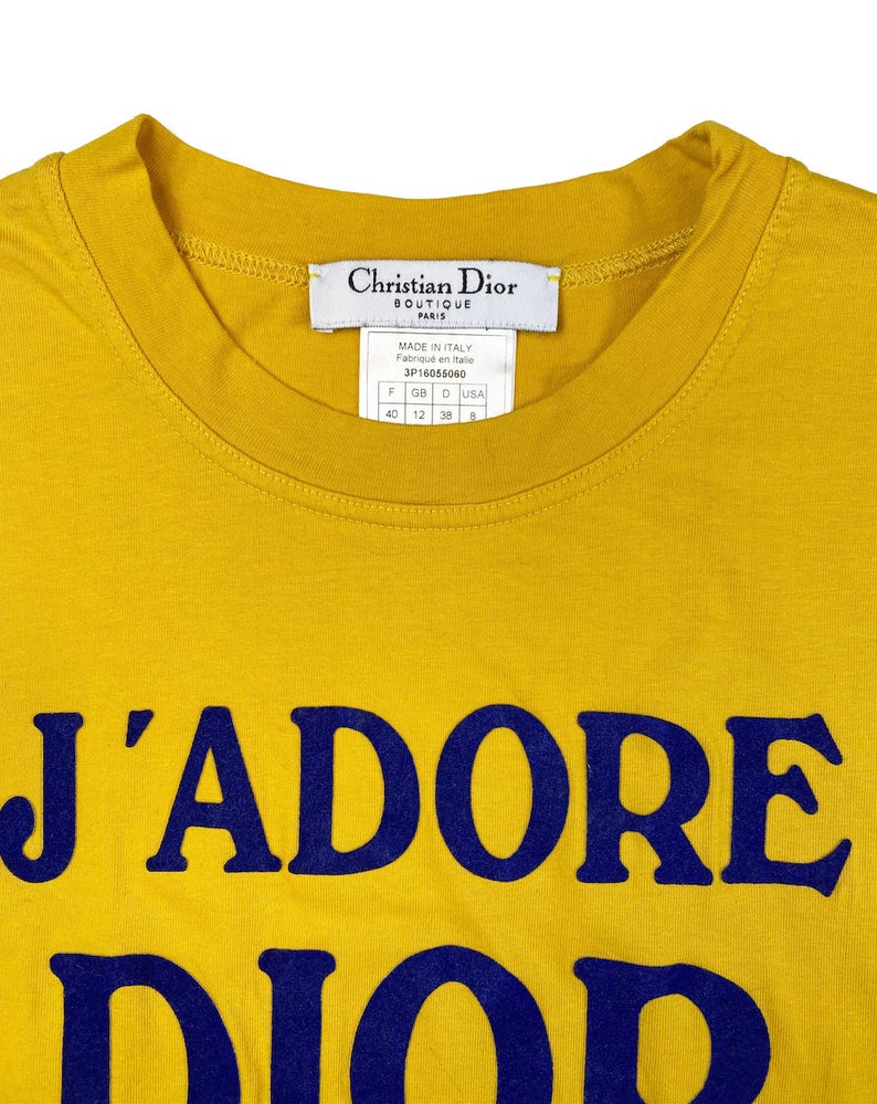 Fruit Vintage Christian Dior J'adore Dior logo monogram tank by John Galliano, this classic tank is one of those iconic pieces that simply never dates, as seen on Sex and the City and Khloe Kardashian