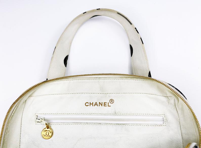 chanel vanity top handle bag vintage